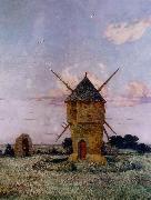 unknow artist Windmill near Guerande USA oil painting artist